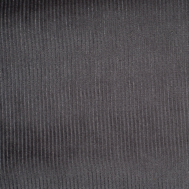 Charcoal Ribbed Velvet