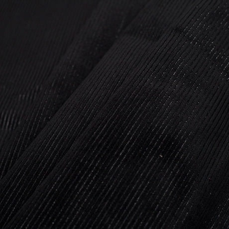 Black Ribbed Velvet