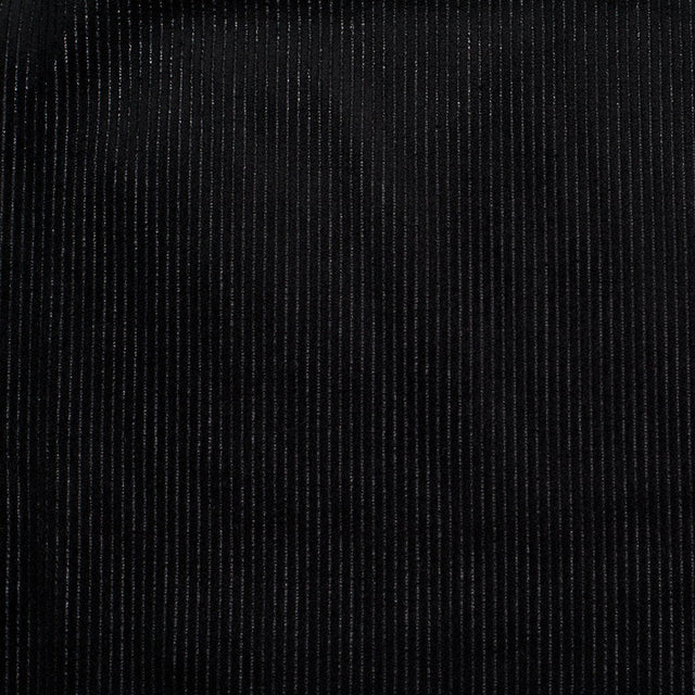 Black Ribbed Velvet