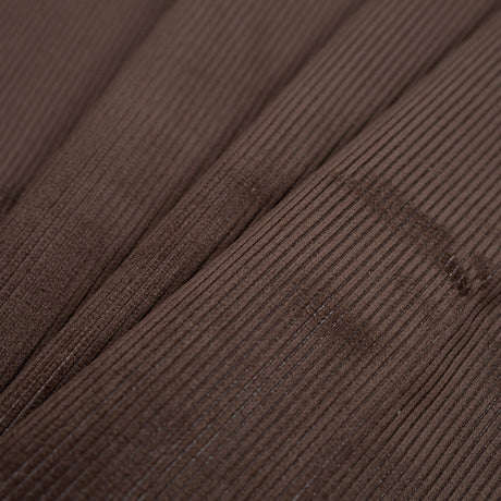 Brown Ribbed Velvet