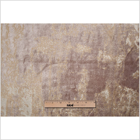 Metallic Opal Gray Abstract Velvet