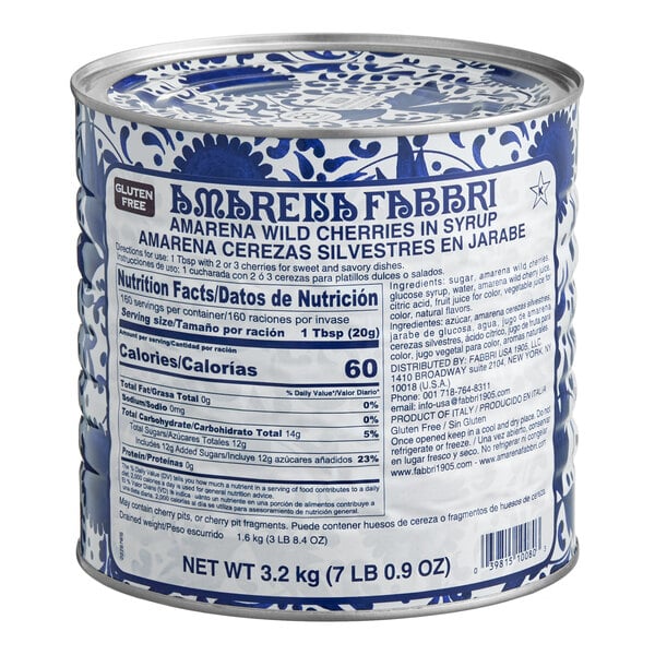 Fabbri Amarena Cherries in Syrup 7 lb. (3.2 kg)