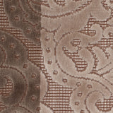 Brown/Beige Stiped Damask Cut-Out Velvet