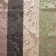 Green/Pink Stiped Damask Cut-Out Velvet