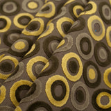 Green Geometric Velvet