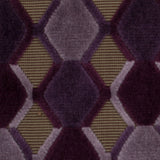 Purple Geometric Velvet