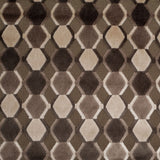 Gray/White Geometric Velvet