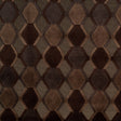 Brown Geometric Velvet