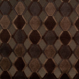 Brown Geometric Velvet