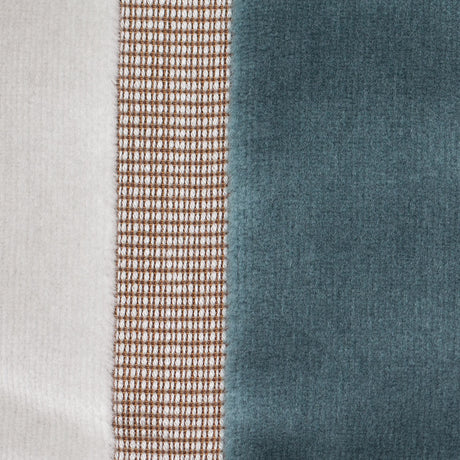 Blue/Gray Striped Velvet