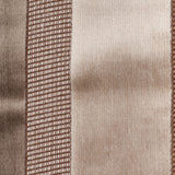 Brown/Gray Striped Velvet