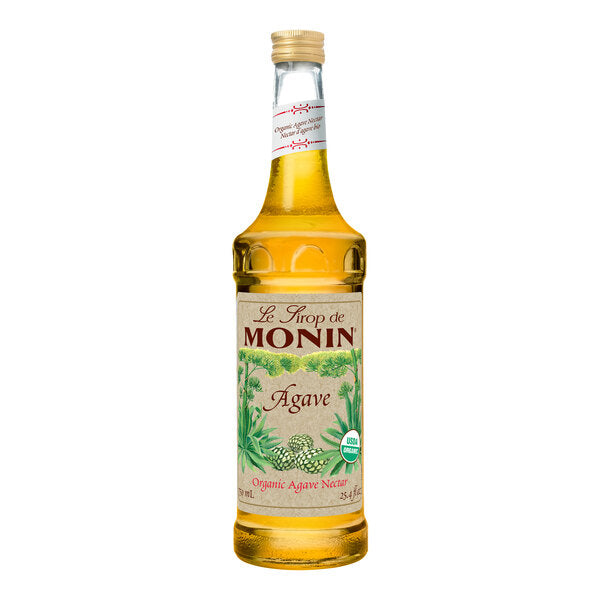 Monin Organic Agave Nectar Sweetener Syrup 750 mL