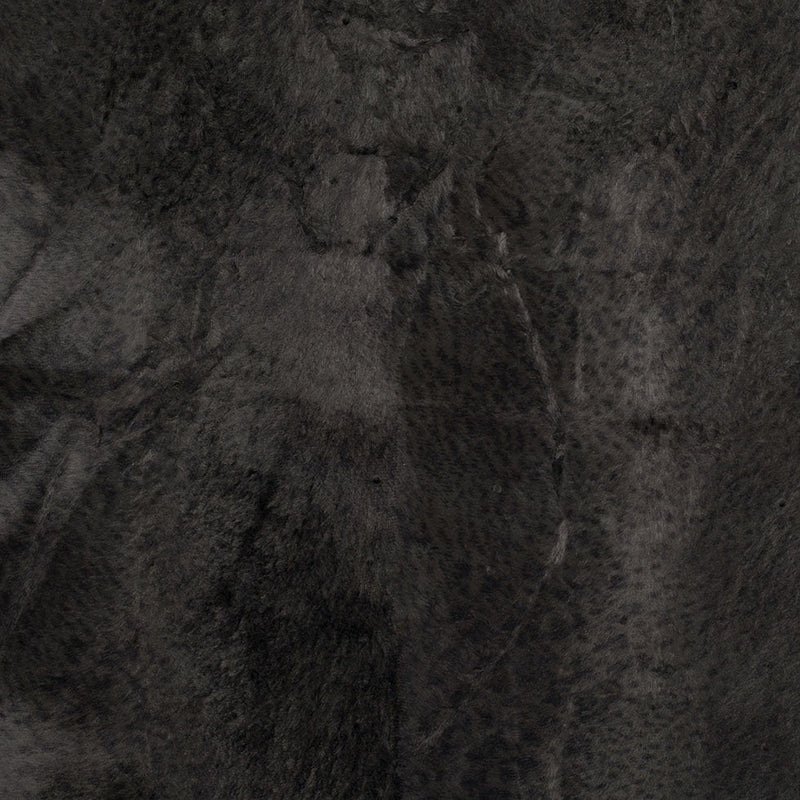 Charcoal Printed Faux Pony Hair