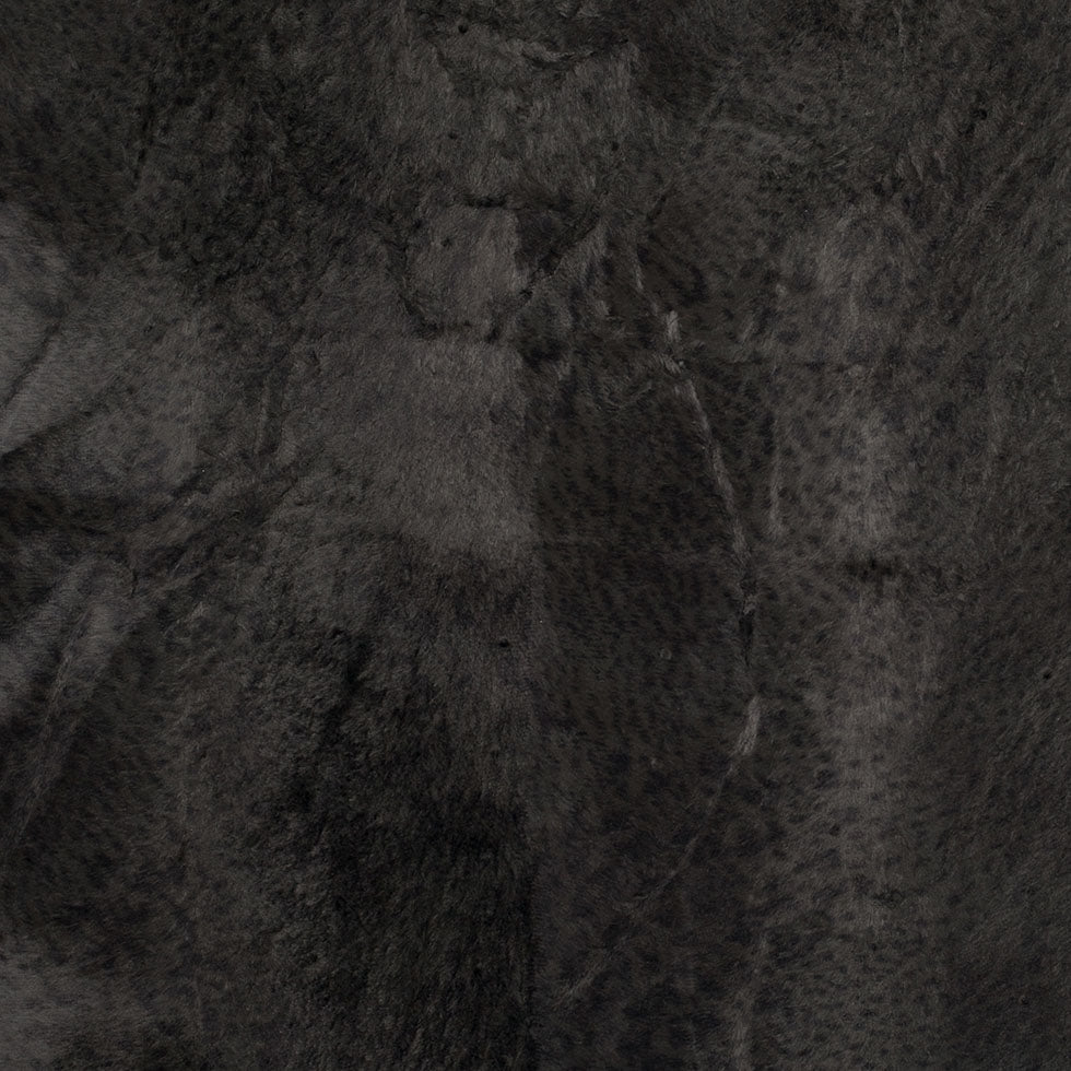 Charcoal Printed Faux Pony Hair
