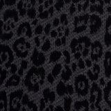 Pewter/Black Jaguar Printed Novelty Knit