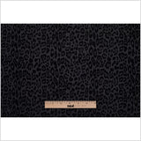 Pewter/Black Jaguar Printed Novelty Knit