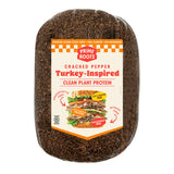 Prime Roots Vegan Cracked Pepper Koji-Turkey Deli Chub 2.26 lb. - 4/Case
