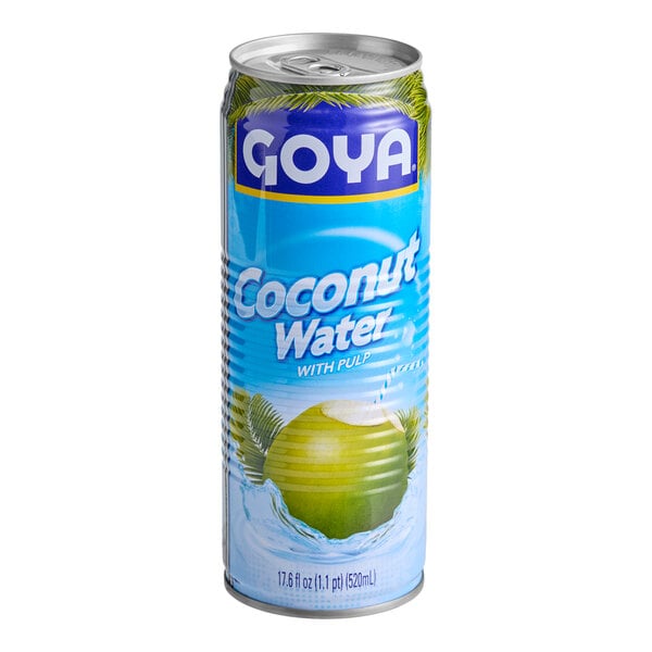 Goya 17.6 fl. oz. Coconut Water with Pulp - 24/Case
