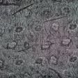 Black/White/Silver Metallic Polyester-Nylon Brocade