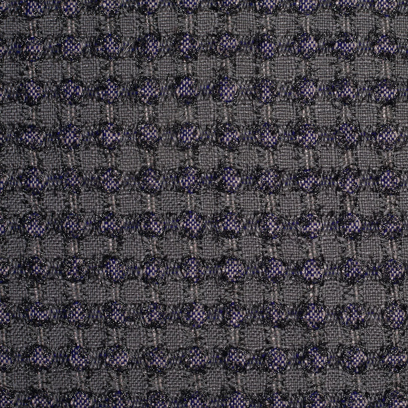 Famous NYC Designer Metallic Gray/Pink Cotton-Blended Woven