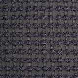 Famous NYC Designer Metallic Gray/Pink Cotton-Blended Woven