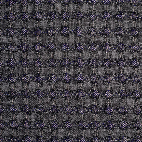 Famous NYC Designer Metallic Gray/Pink Cotton-Blended Woven