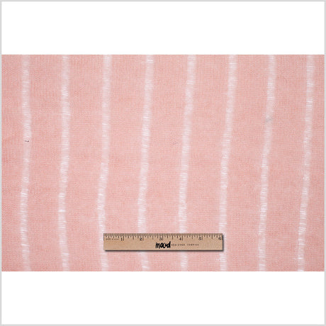 Seashell Pink Loosely Knit Wool-Mohair