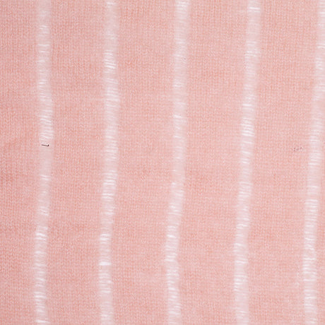 Seashell Pink Loosely Knit Wool-Mohair