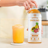 Smartfruit Tropical Harmony 100% Fruit Puree Beverage Mix 48 fl. oz. - 6/Case