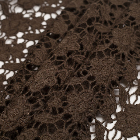 Cypress Green Novelty Polyester Guipure Lace