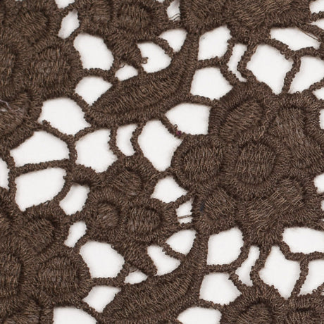 Cypress Green Novelty Polyester Guipure Lace