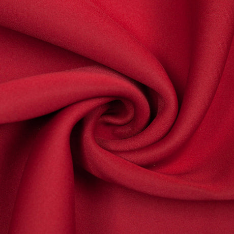 Tango Red/Alpine Green Double-Faced Neoprene/Scuba Fabric