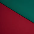 Tango Red/Alpine Green Double-Faced Neoprene/Scuba Fabric