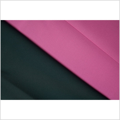 June Bug/Raspberry Rose Double-Faced Neoprene/Scuba Fabric