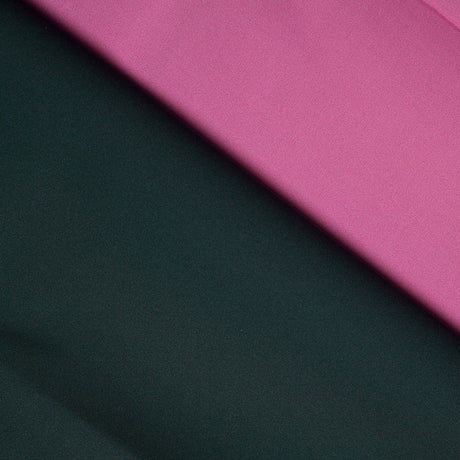 June Bug/Raspberry Rose Double-Faced Neoprene/Scuba Fabric