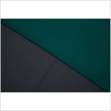 Gravel Gray/Forest Green Double-Faced Neoprene/Scuba Fabric