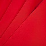 True Red/Classic Green Double-Faced Neoprene/Scuba Fabric