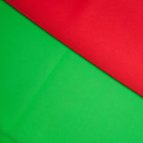 True Red/Classic Green Double-Faced Neoprene/Scuba Fabric