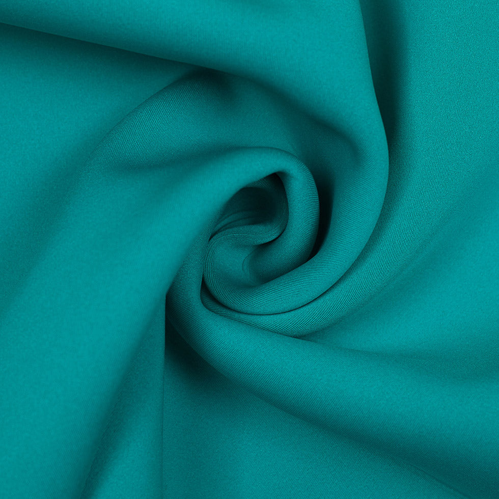 Metal/Tile Blue Double-Faced Neoprene/Scuba Fabric