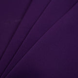 Carrot/Imperial Purple Double-Faced Neoprene/Scuba Fabric