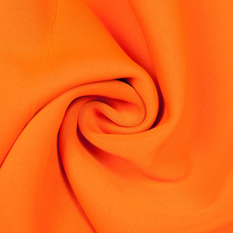 Carrot/Imperial Purple Double-Faced Neoprene/Scuba Fabric