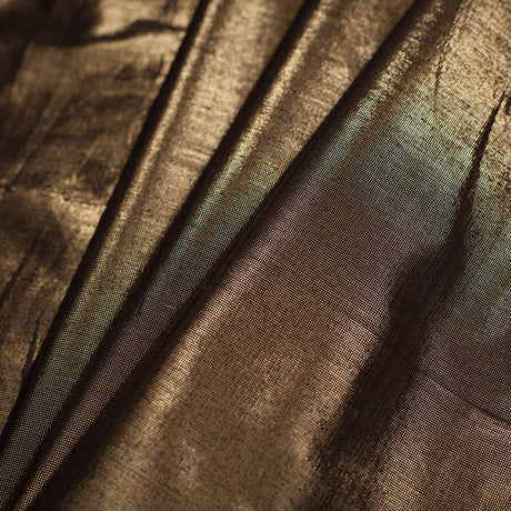 Metallic Black/Gold Cotton-Poly Lawn