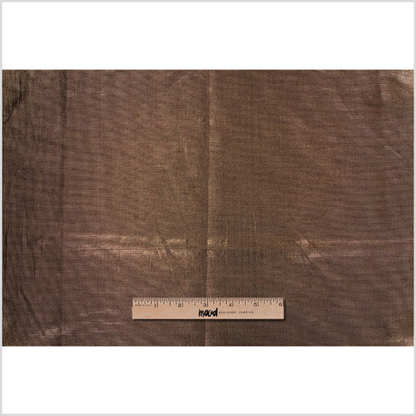 Metallic Black/Gold Cotton-Poly Lawn