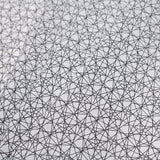 Black/White Abstract Geometric Stretch Cotton Print