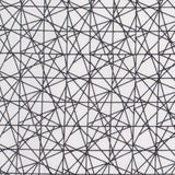 Black/White Abstract Geometric Stretch Cotton Print