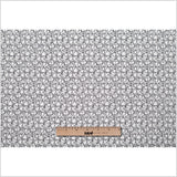 Black/White Abstract Geometric Stretch Cotton Print
