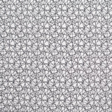 Black/White Abstract Geometric Stretch Cotton Print