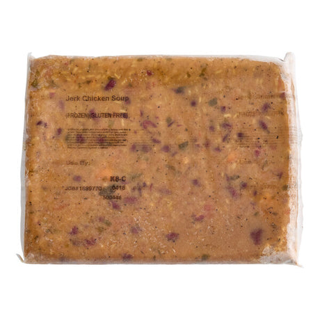 Kettle Cuisine Caribbean Jerk Chicken Soup 4 lb. - 4/Case