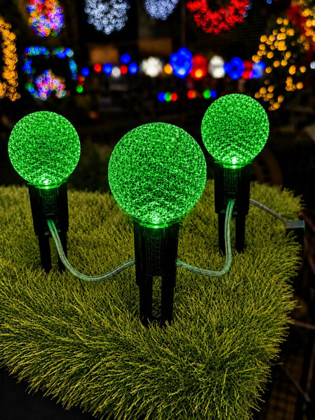 G50 Wonderful LED SMD Bulb (25 bulbs/bag) - Faceted, Green