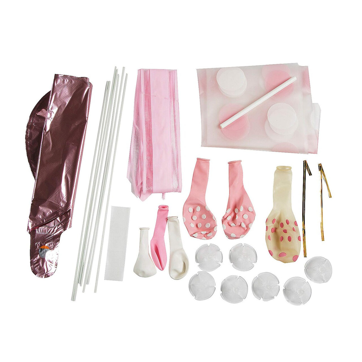 23" Pink Latex & Mylar Balloon Bouquet Set - 30 Pc.